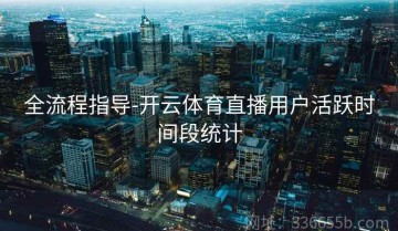 全流程指导-开云体育直播用户活跃时间段统计